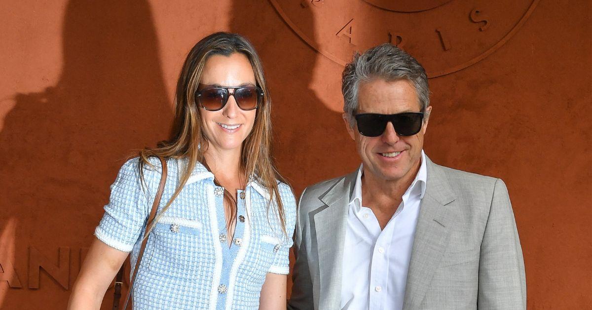 hugh grant and anna elisabet eberstein