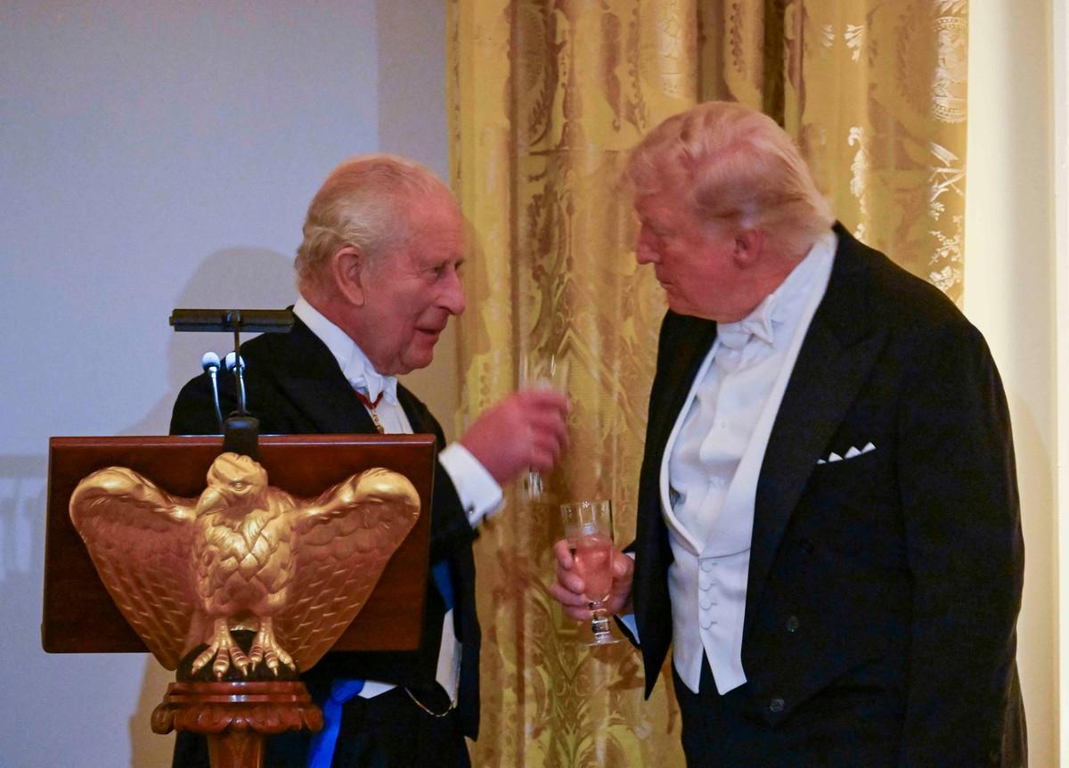 Sources said King Charles III privately discussed Prince Harry with Trump during the monarch's U.S. visit.