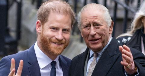 Photo of King Charles and Prince Harry