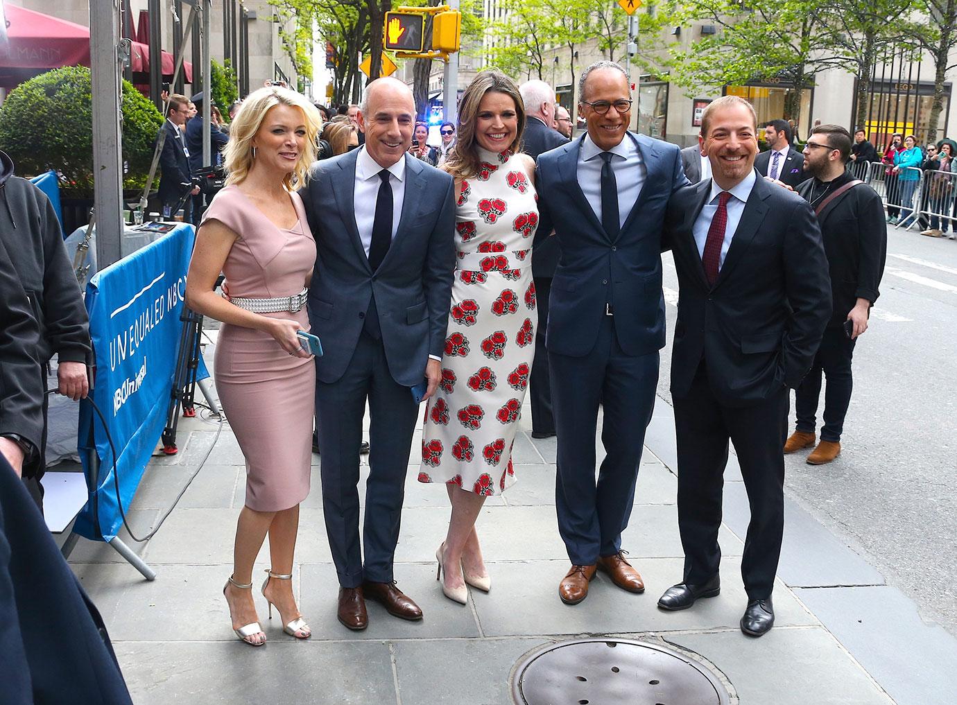 Megyn Kelly Matt Lauer Savannah Guthrie NBC Today Show Upfronts