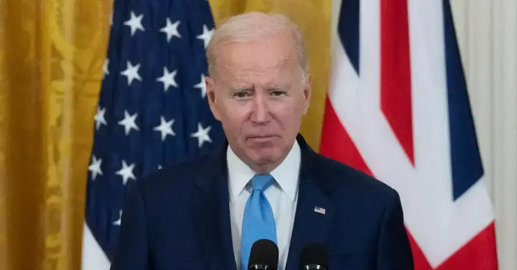 joe biden stumbles on steps before condemning hamas as pure evil