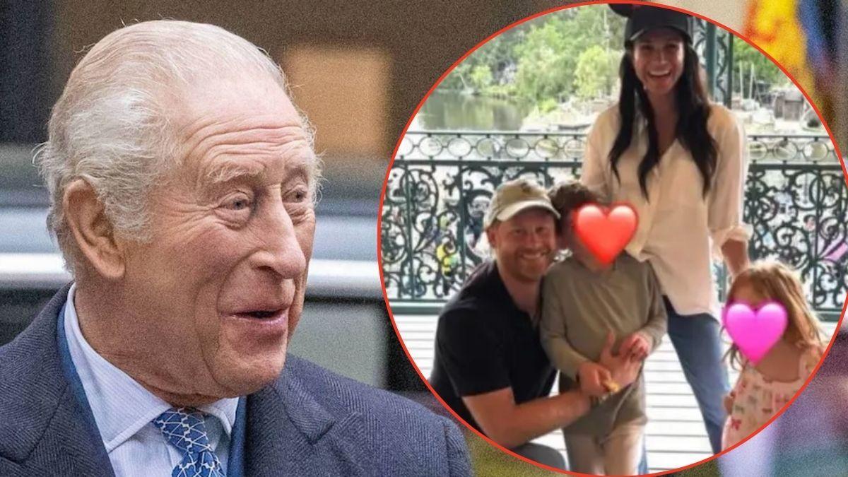 Split photos King Charles, Prince Harry, Archie, Lilibeth and Meghan Markle