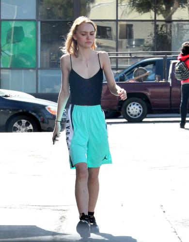 Lily-Rose Depp Wasting Away In A Tiny Tank Top — See Her Slim Frame