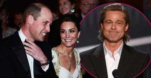 Prince William & Kate Laugh At Brad Pitt’s BAFTA Megxit Speech