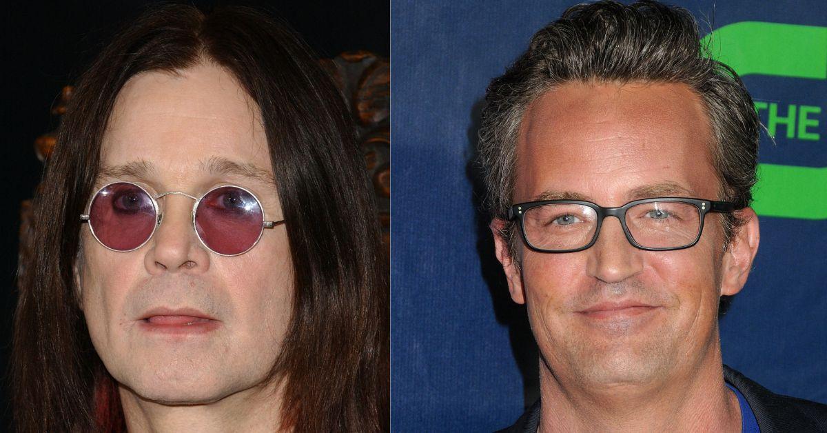Ozzy Osbourne revealed he hosted Matthew Perry at AA meetings held in his Los Angeles home.
