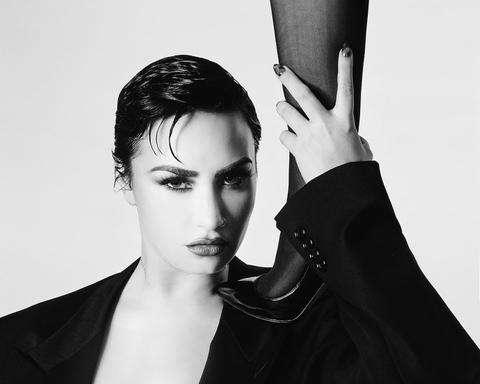 demi lovato stuns in edgy photoshoot alongside actress allie marie evans