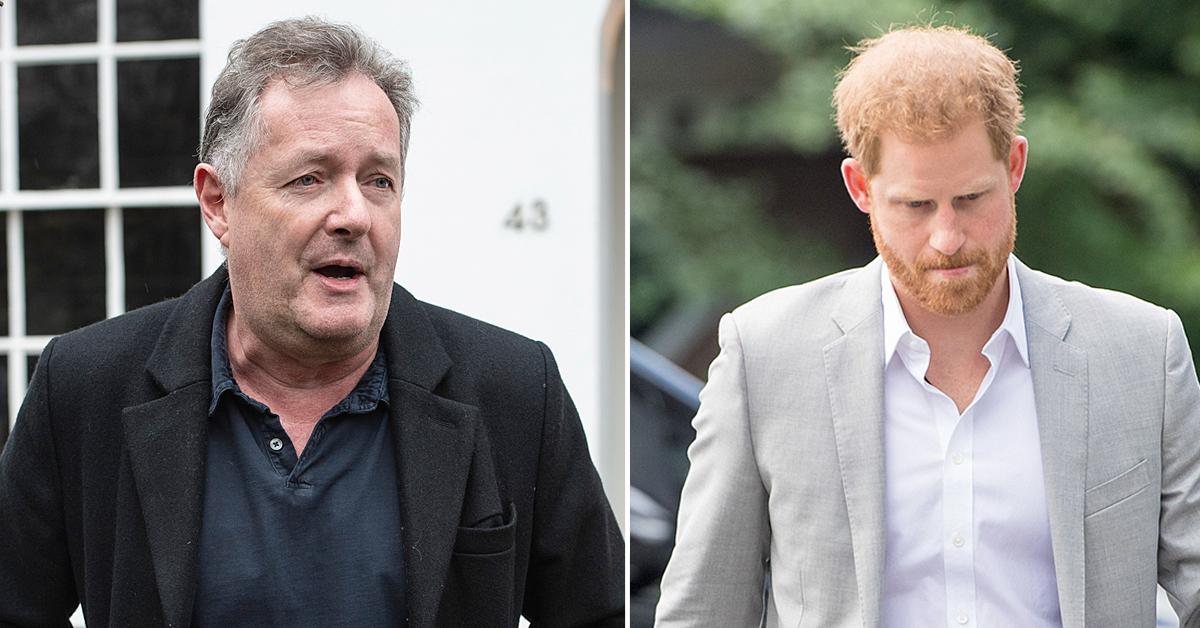 piers morgan spineless twerp prince harry daily mail meghan markle