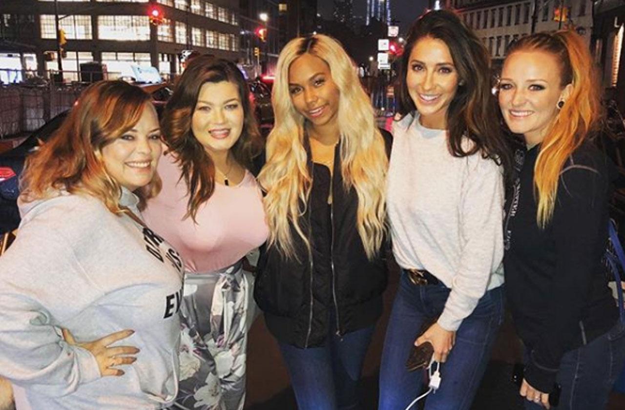 Maci Amber And Catelynn Party With New Teen Mom Og Cast Members Bristol And Cheyenne