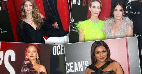 Oceans 8 Premiere Celebrities Rihanna Mindy Kaling