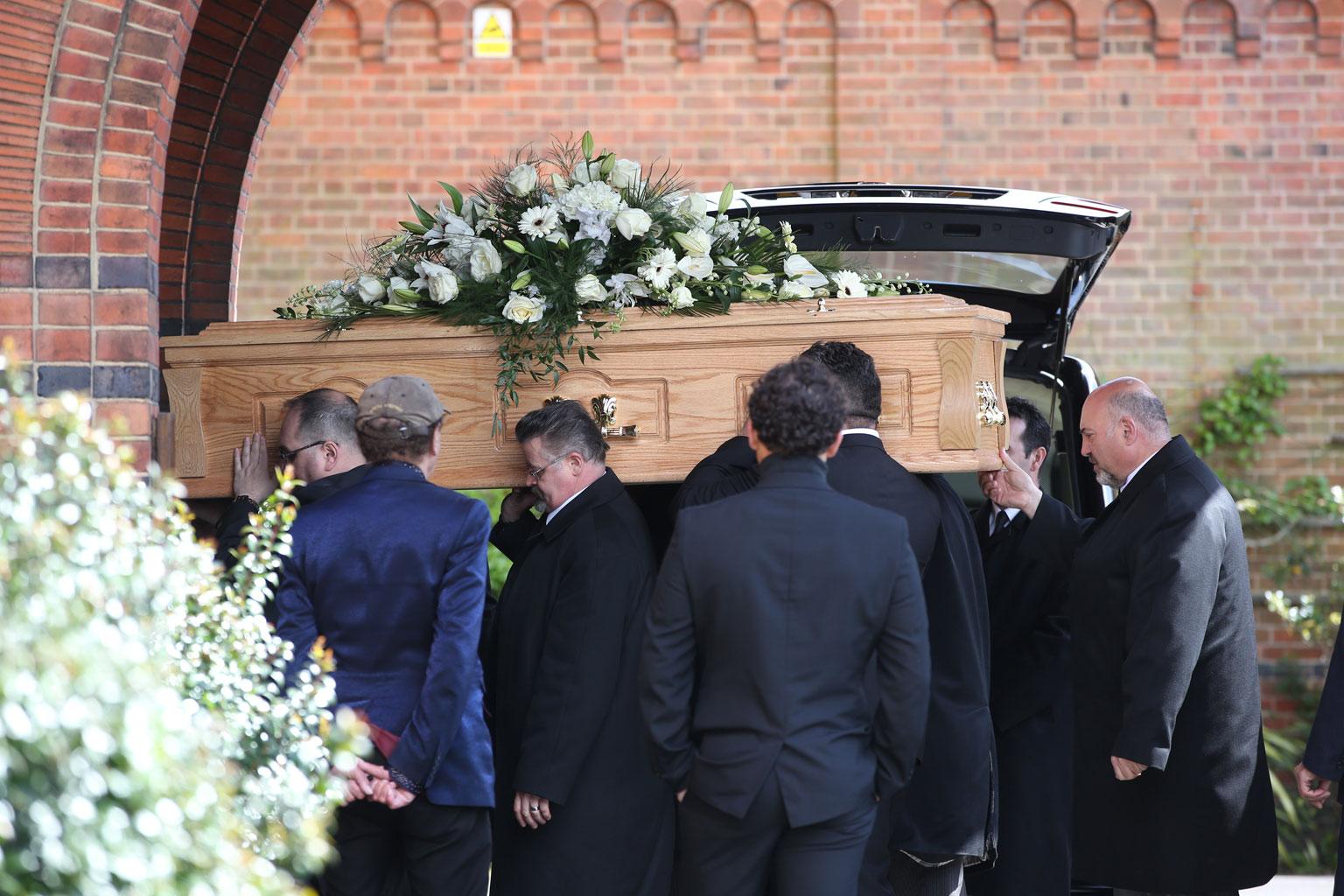 //david gest dead funeral photos