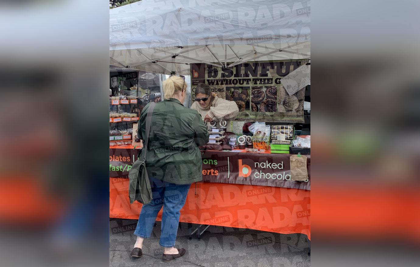 Janelle Brown Strolls Through A Flagstaff Farmer’s Market By Herself On Mother’s Day