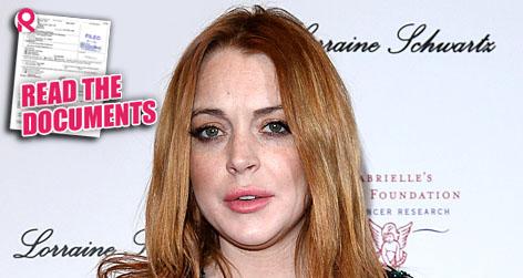 //lindsay lohan refuses to talk about miscarriage or sobriety square