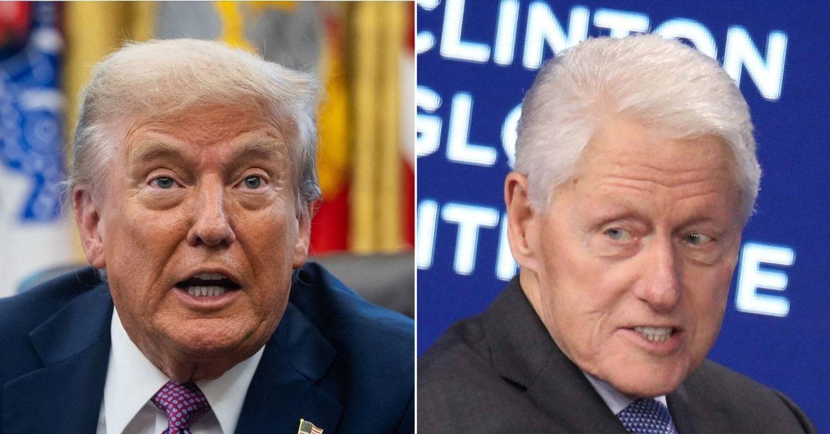 picture of Donald Trump and Bill Clinton