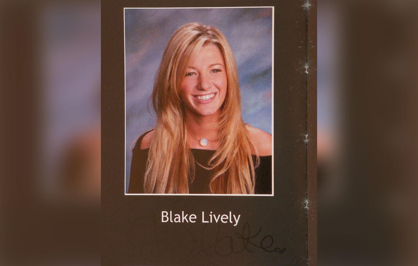 //Blake Lively yearbook photos