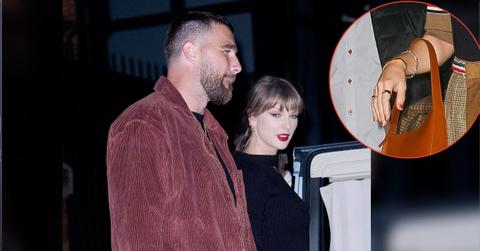 Photo of Travis Kelce and Taylor Swift