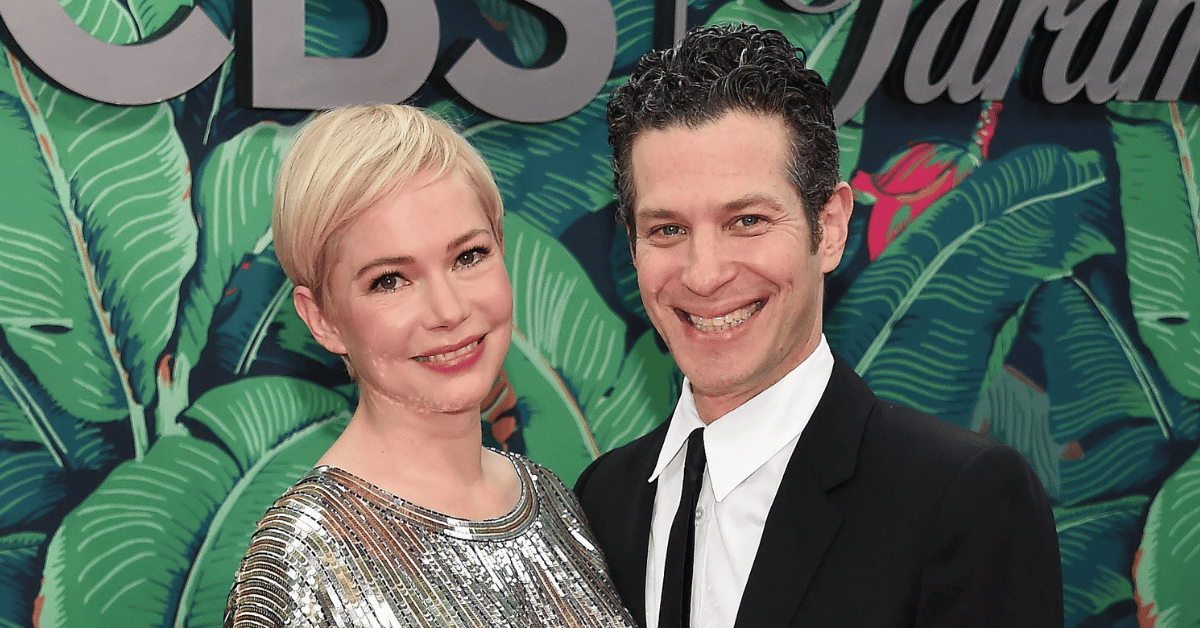 Photo of Michelle Williams and Thomas Kail