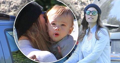 //jessica biel post baby body son silas park pp