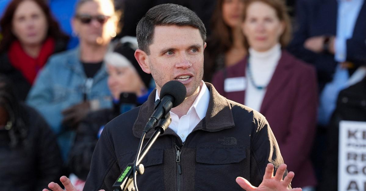 James Talarico shared the video of his interview with Colbert on social media.