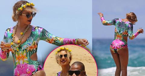 //beyonce bathing suit jay z shirtless hawaii divorce rumor pp