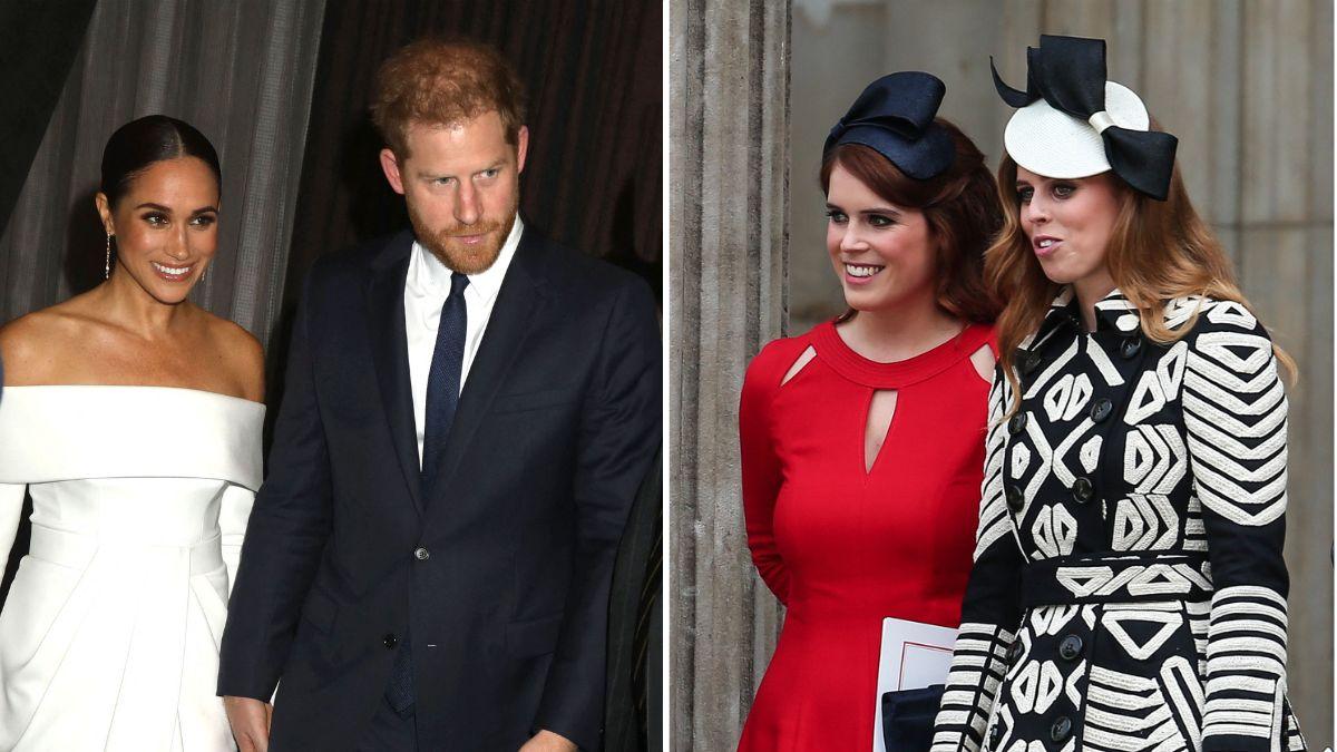 Photo of Prince Harry, Meghan Markle, Princesses Beatrice and Eugeni