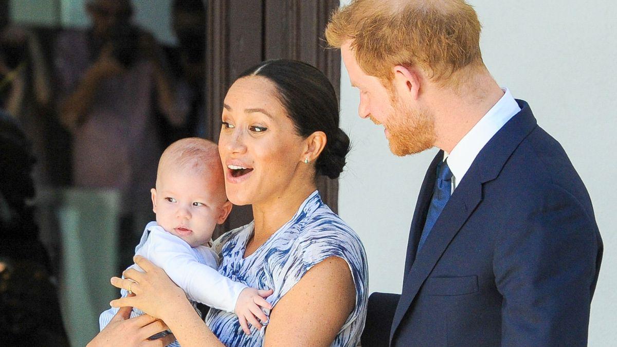 Photo of Meghan Markle, Prince Harry and Archie