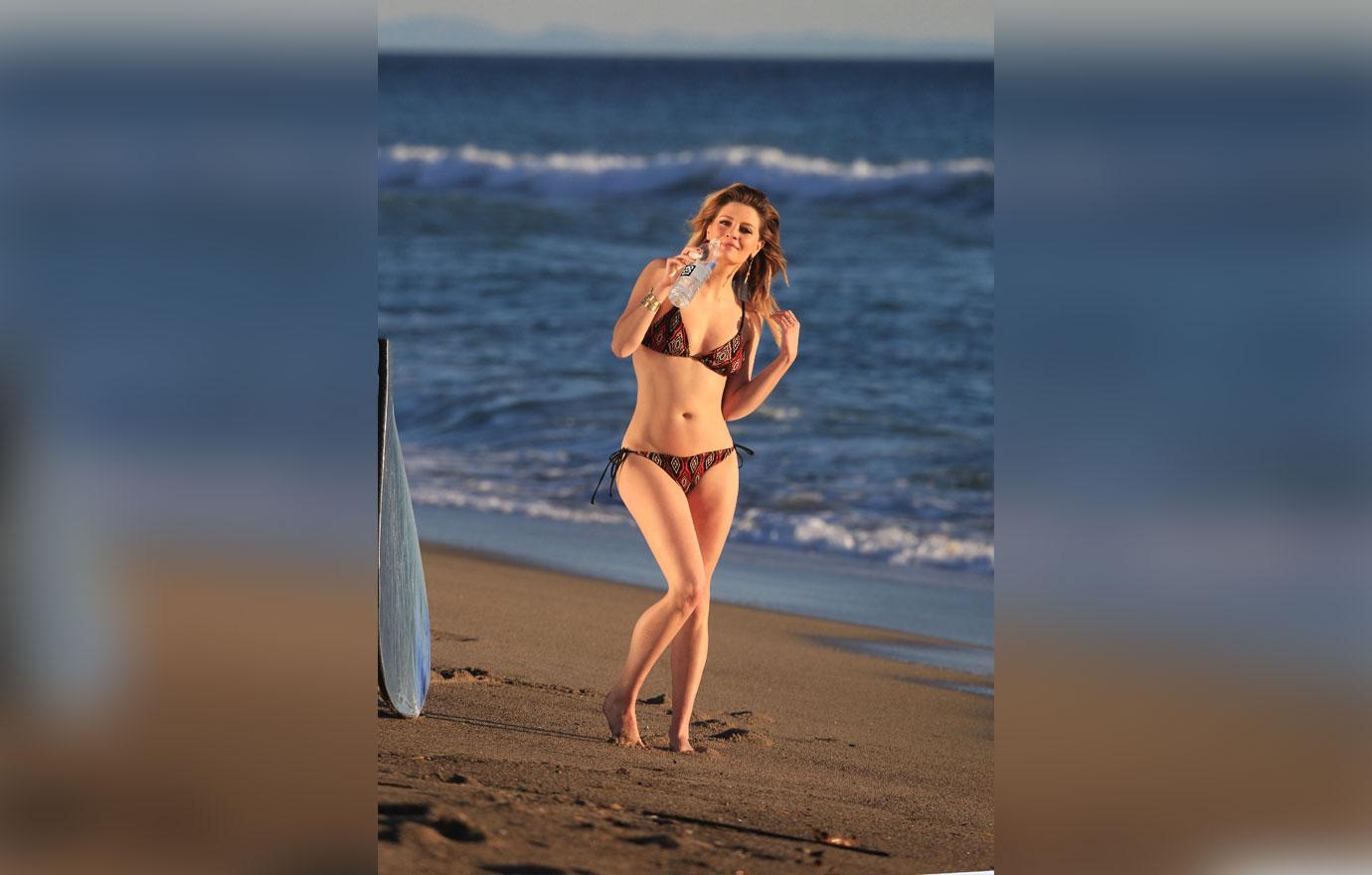 Mischa Barton Bikini Boobs Drugs Arrest Photos Bizarre Beach Shoot After Hospital Meltdown