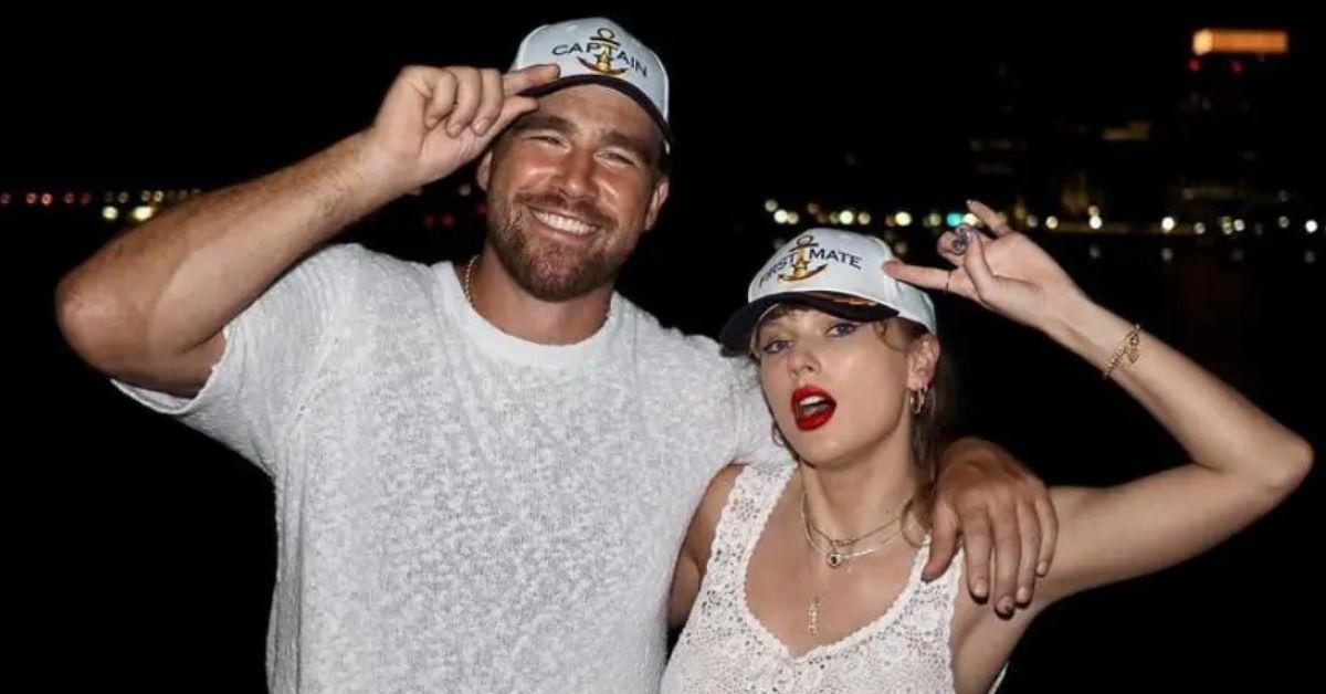 photo travis kelce and taylor swift