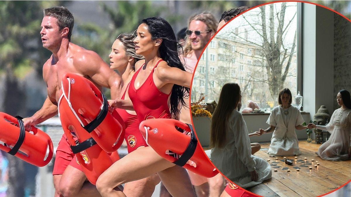 Photo of Spiritualist, Shay Mitchell, Noah Beck, Hassie Harrison and Stephen Amell