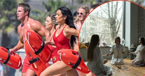 Photo of Spiritualist, Shay Mitchell, Noah Beck, Hassie Harrison and Stephen Amell