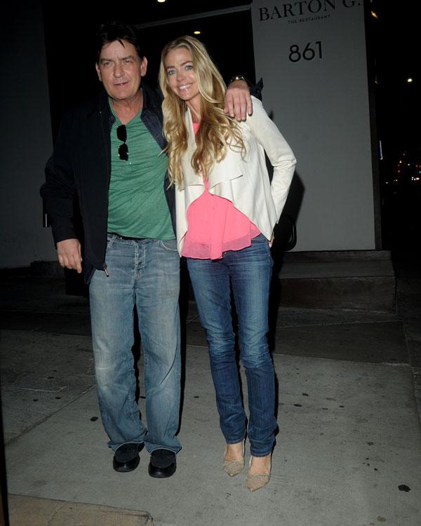 Charlie Sheen & Denise Richards Out In LA