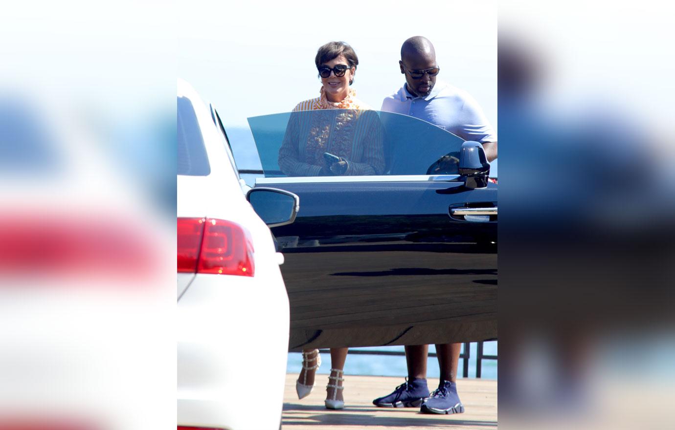 Kris Jenner Corey Gamble PDA Date