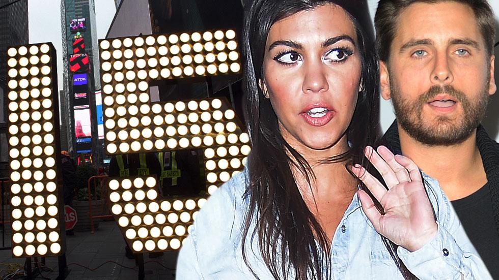 Kourtney Kardashian & Scott Disick Feuding New Years Resolution