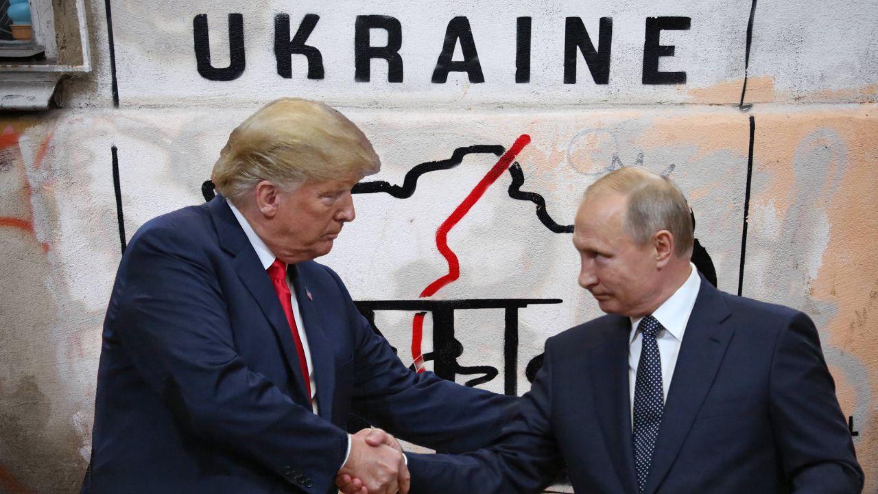 Photo of Donald Trump and Vladimir Putin