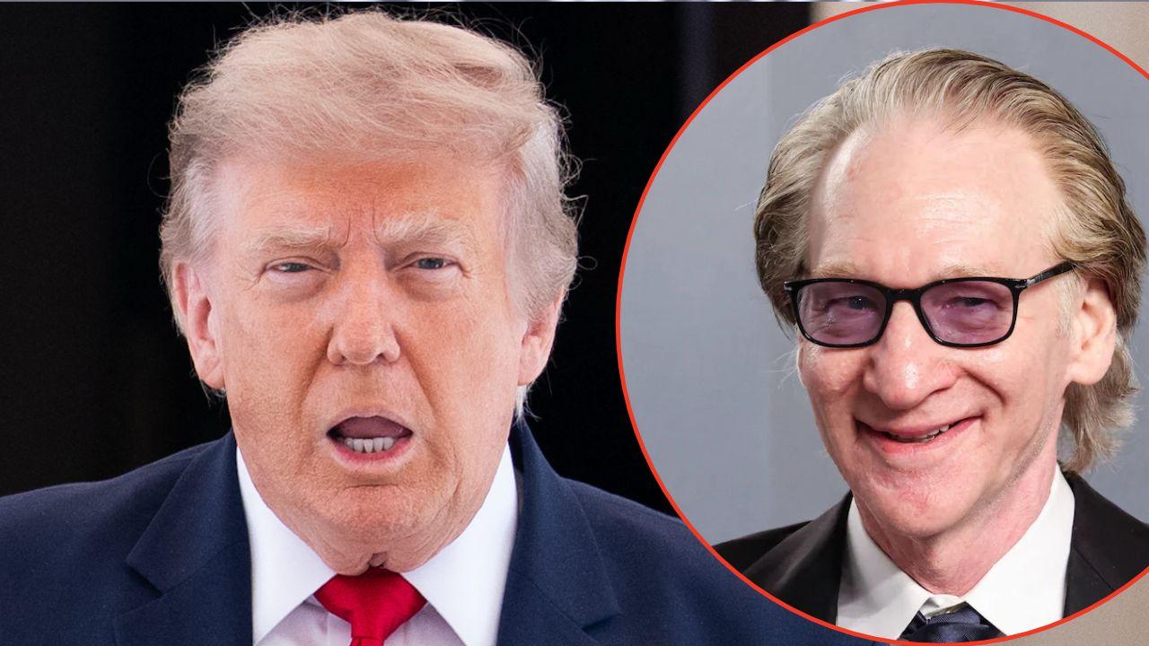 Photo of Donald Trump, Bill Maher