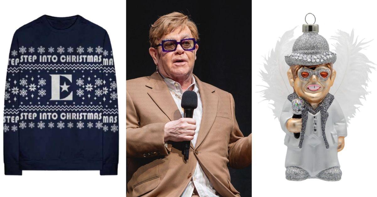 elton john desperately selling christmas junk