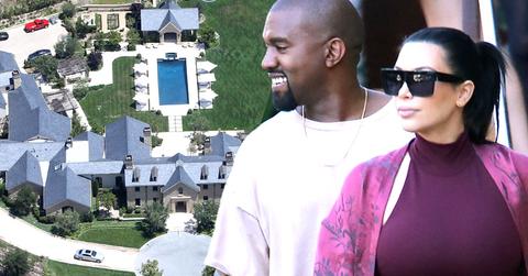 //kanye west kim kardashian mansion architectural digest