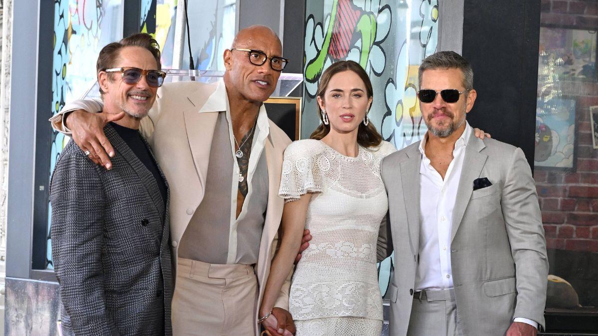 picture of Robert Downey Jr., Dwayne Johnson, Emily Blunt and Matt Damon