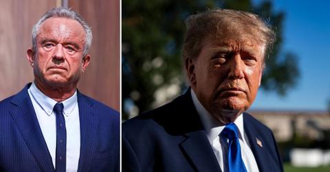 split image of RFK Jr. and Donald Trump