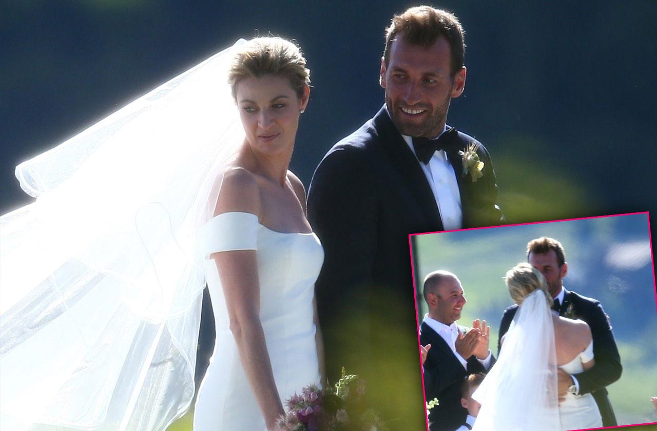 Erin Andrews Wedding Outdoor Ceremony Jarret Stoll