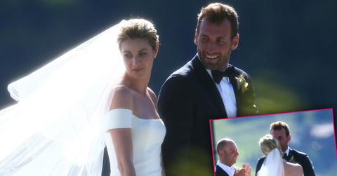 Erin Andrews Wedding Outdoor Ceremony Jarret Stoll