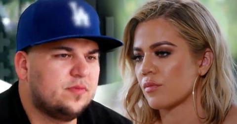 kuwtk rob kardashian feud khloe kardashian