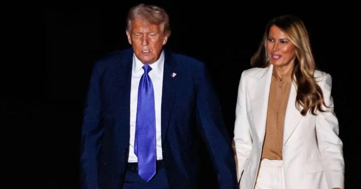 Photo of Donald and Melania Trump