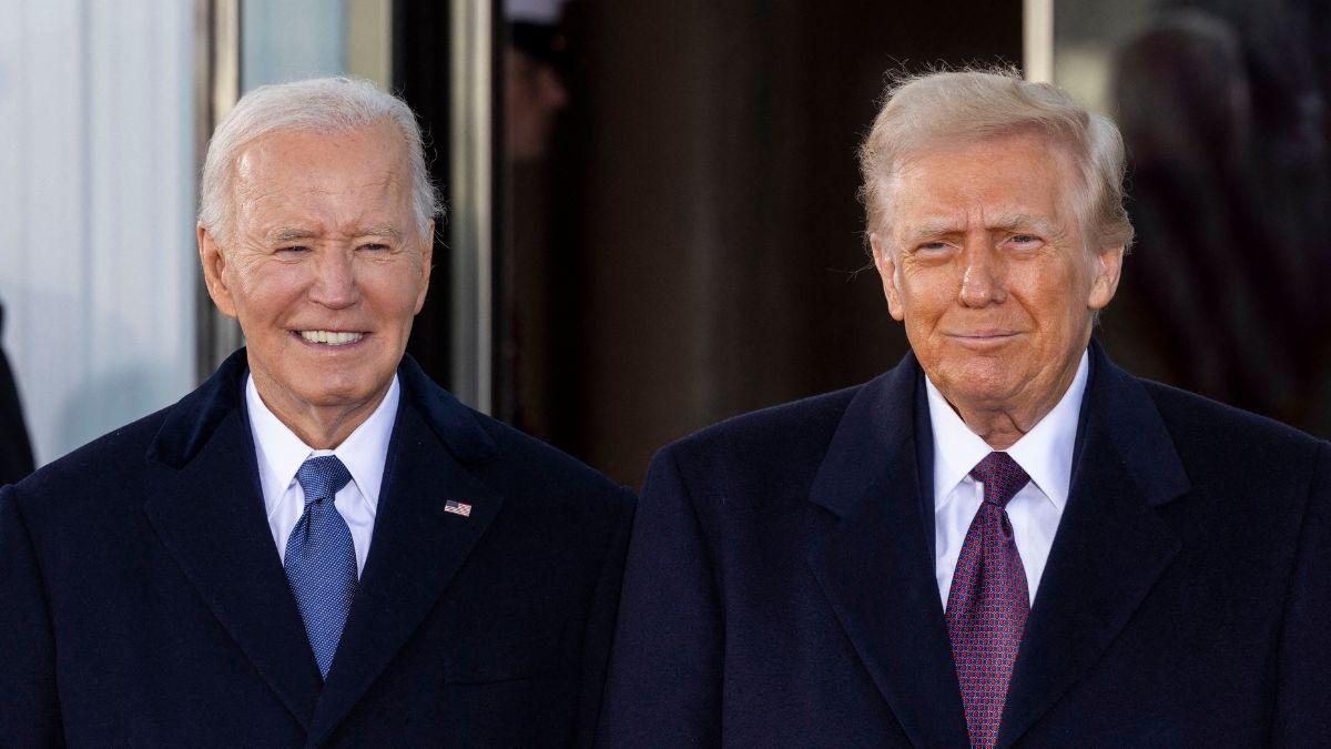 picture of Donald Trump and Joe Biden