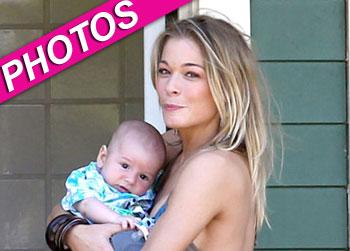 //leann rimes bikini baby post