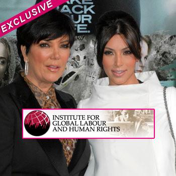 //kris jenner kim kardashian labour human rights splash