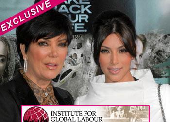 //kris jenner kim kardashian labour human rights splash
