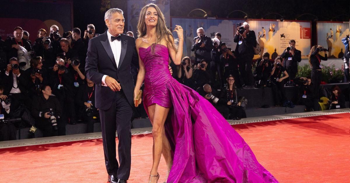 Photo of George and Amal Clooney