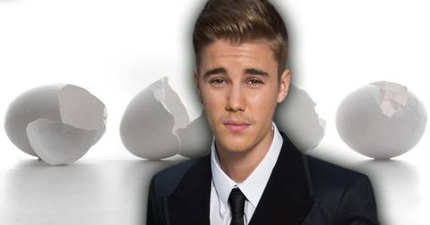 //justin bieber egging