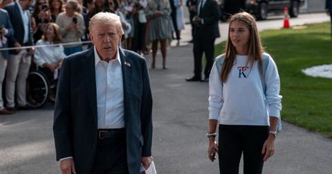 image of Donald Trump and Kai Trump