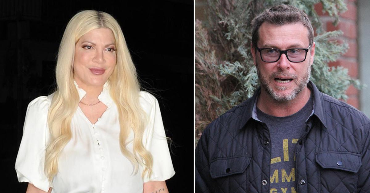 tori spelling kissing ceo photos dean mcdermott split